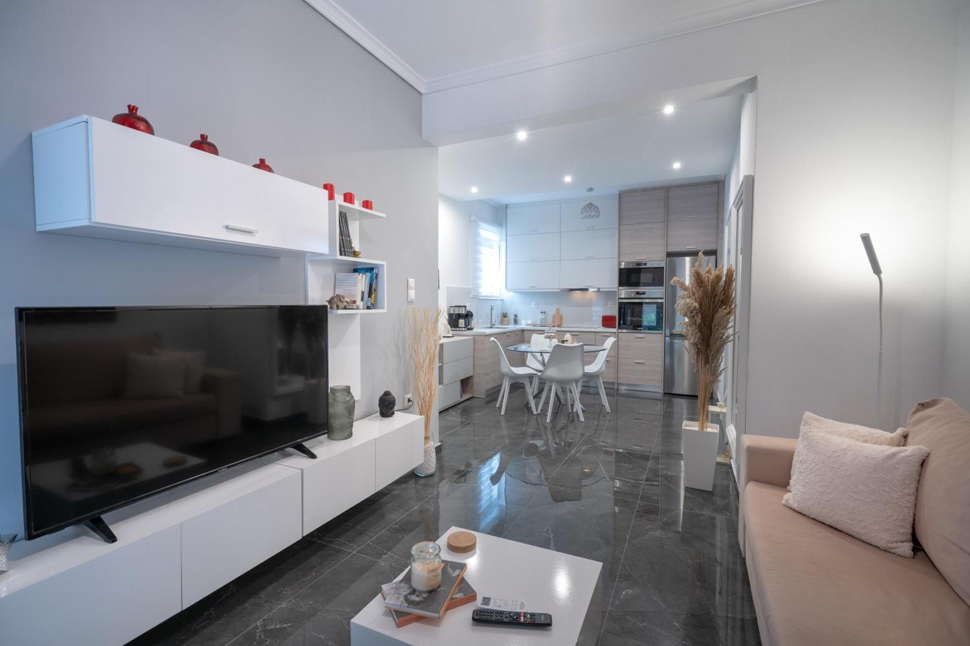 Neo Irakleio Train St. 1 Bedrm 4 Pers. Apartment Афины Экстерьер фото