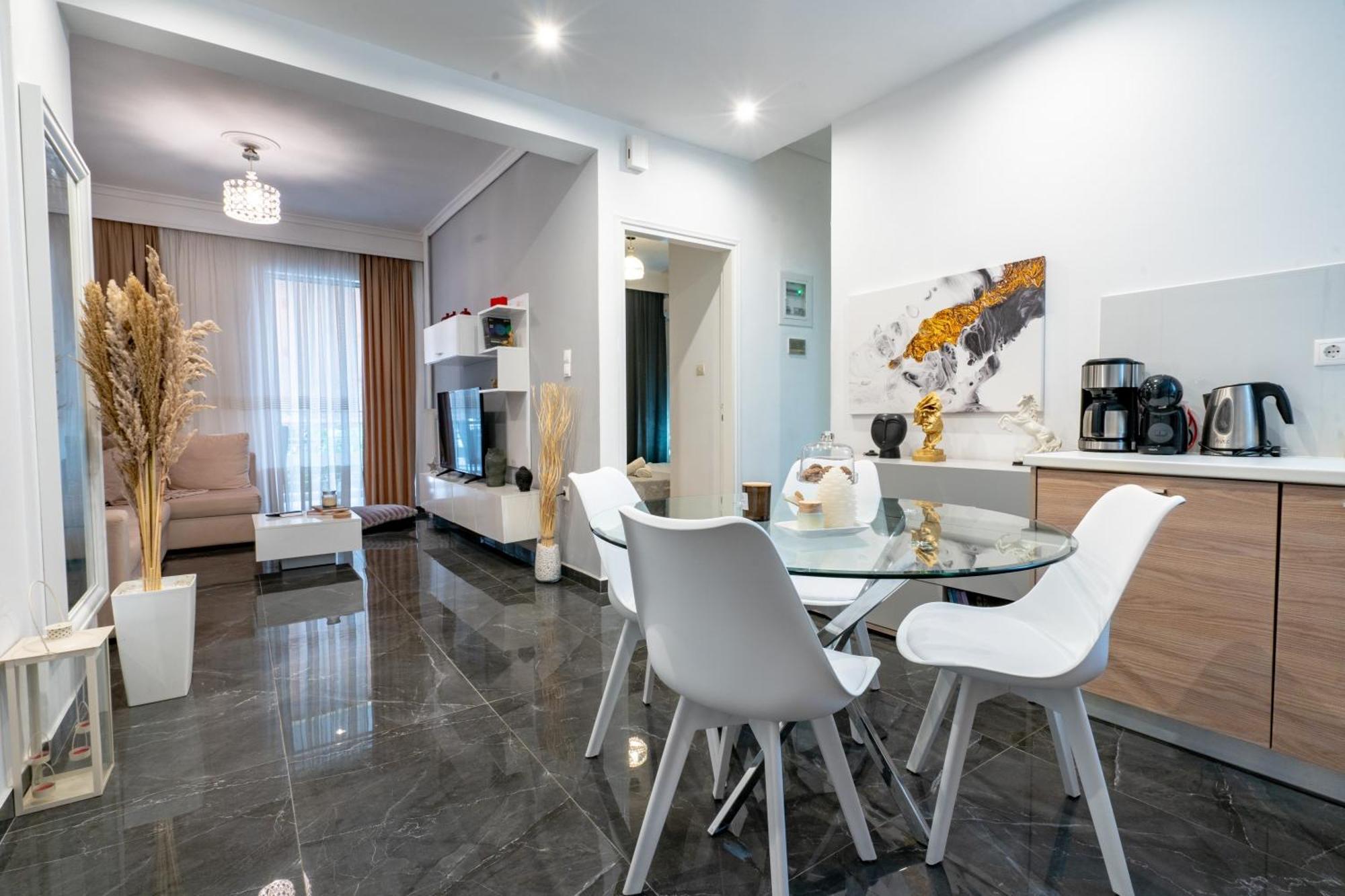 Neo Irakleio Train St. 1 Bedrm 4 Pers. Apartment Афины Экстерьер фото