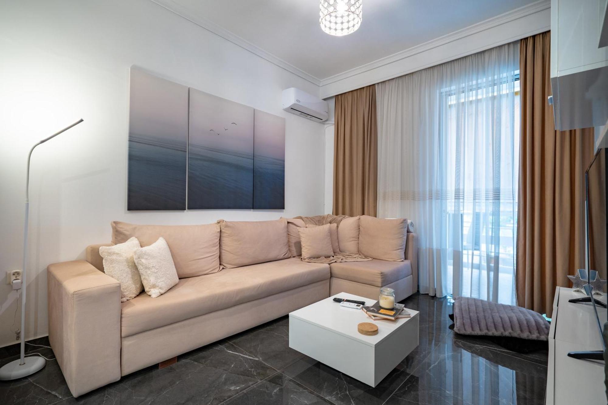 Neo Irakleio Train St. 1 Bedrm 4 Pers. Apartment Афины Экстерьер фото
