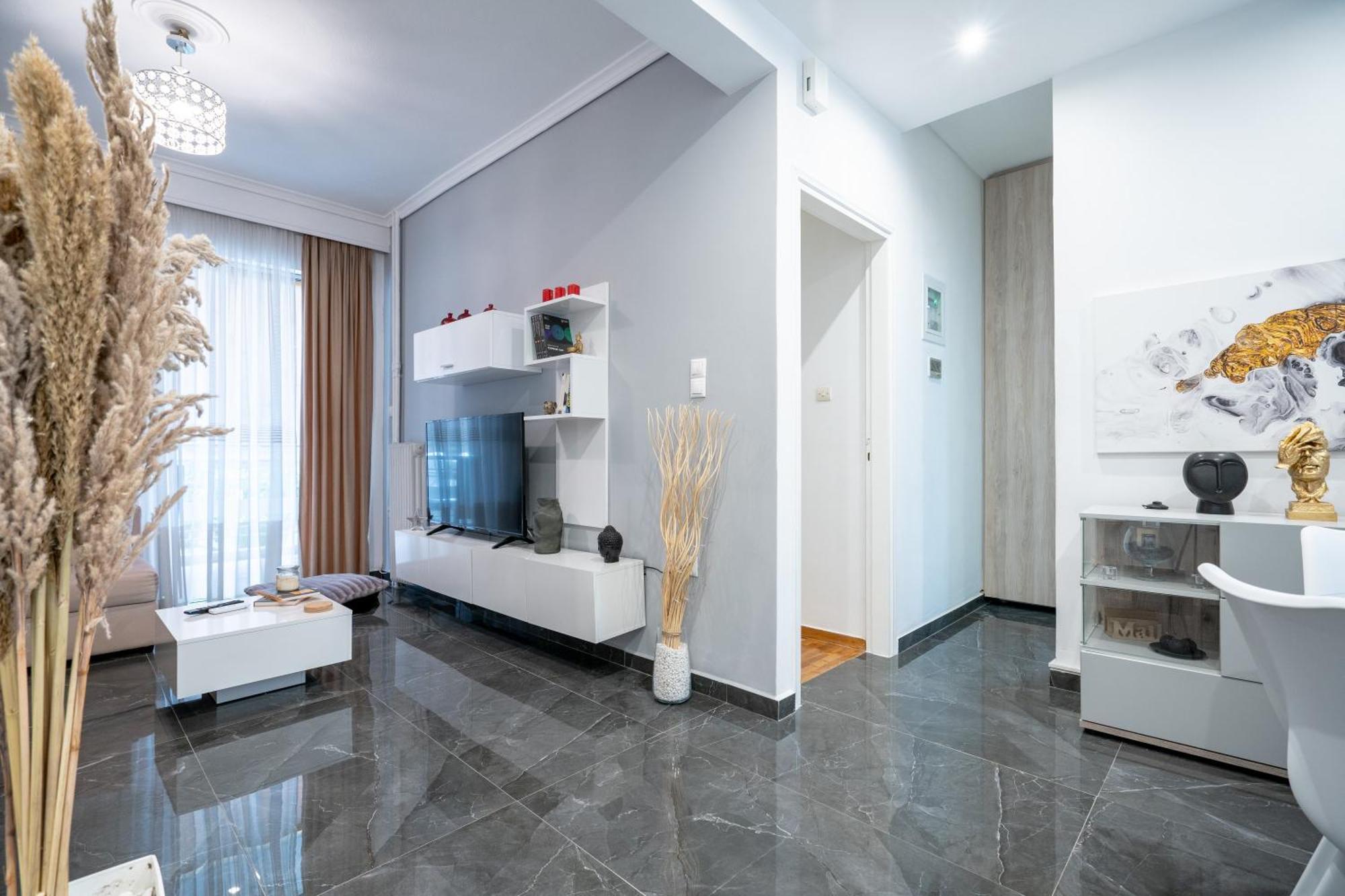 Neo Irakleio Train St. 1 Bedrm 4 Pers. Apartment Афины Экстерьер фото