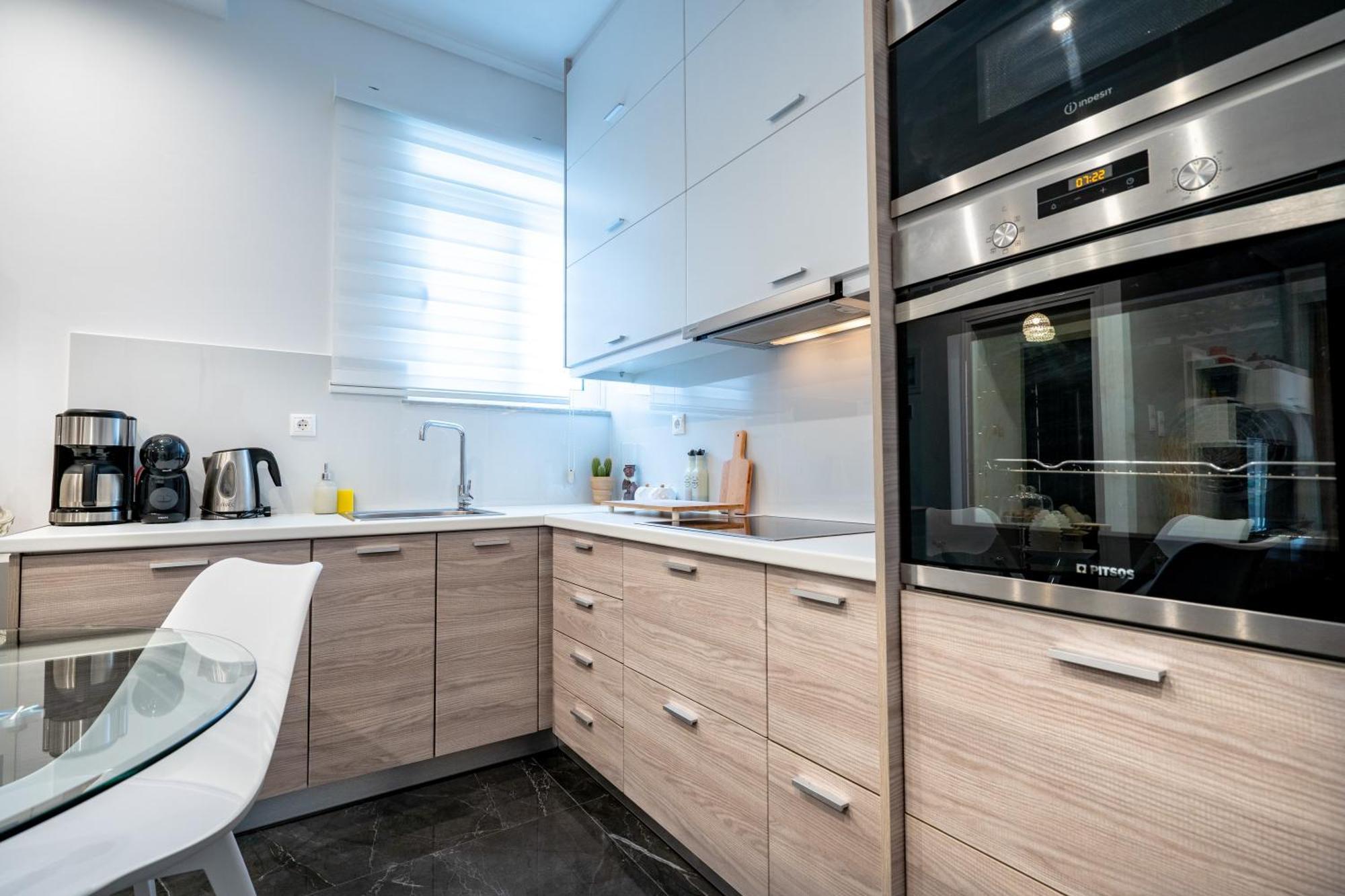Neo Irakleio Train St. 1 Bedrm 4 Pers. Apartment Афины Экстерьер фото