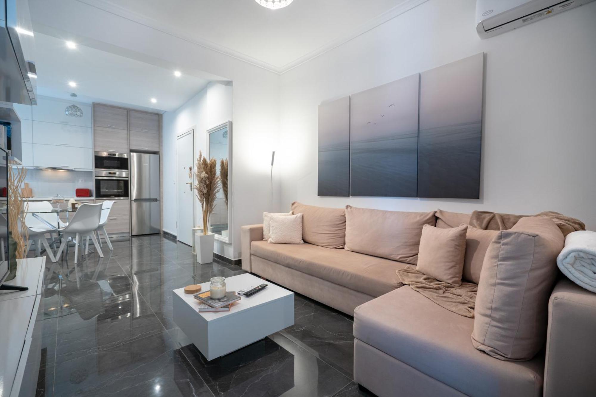 Neo Irakleio Train St. 1 Bedrm 4 Pers. Apartment Афины Экстерьер фото