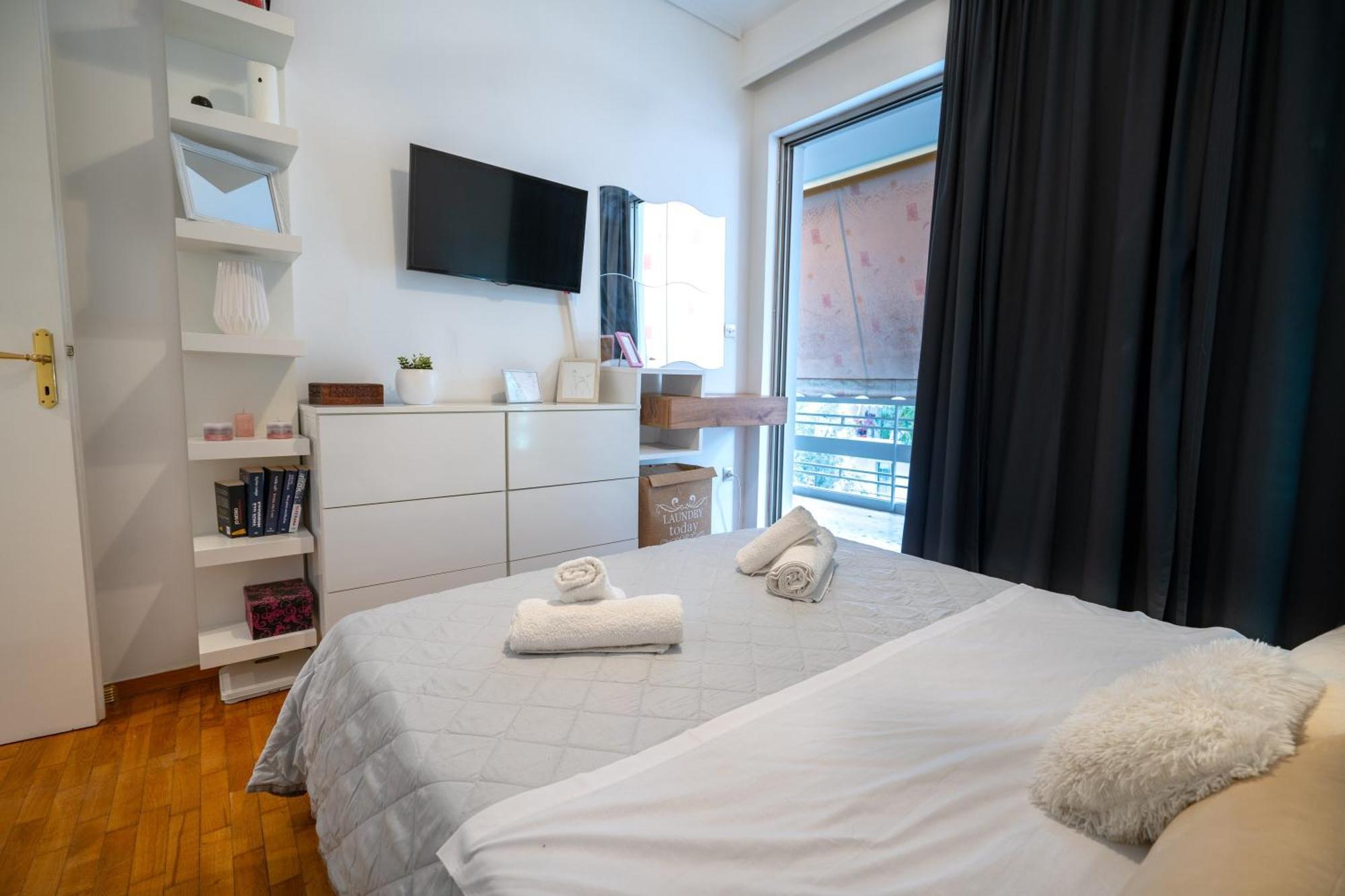 Neo Irakleio Train St. 1 Bedrm 4 Pers. Apartment Афины Экстерьер фото