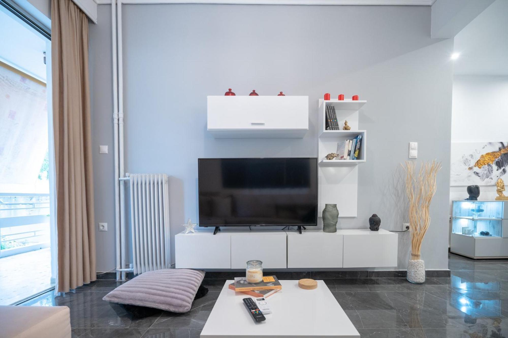 Neo Irakleio Train St. 1 Bedrm 4 Pers. Apartment Афины Экстерьер фото